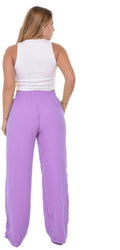 Calça Pantalona Feminina Cintura Alta